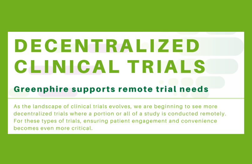 Supporting Decentralized Trials for Sponsors Product Sheet