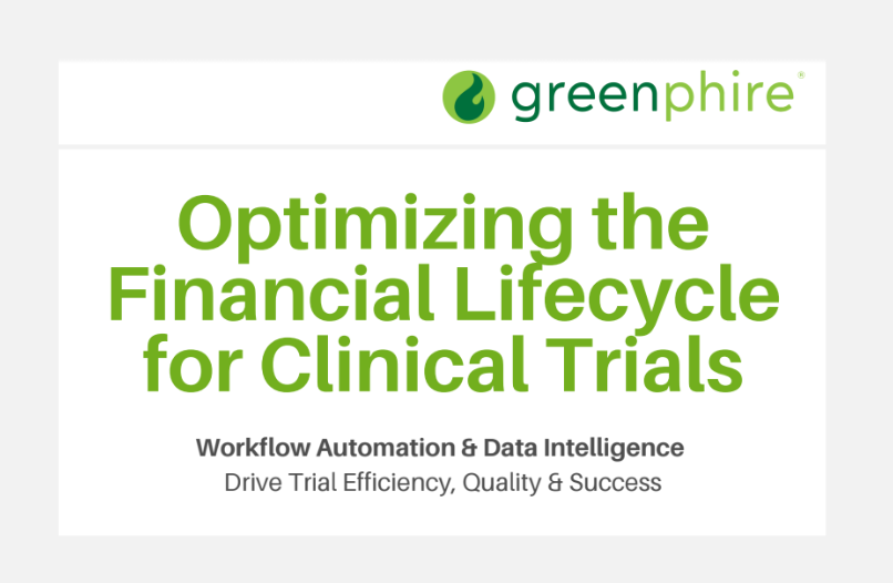 Infographic: Optimizing the Financial Lifecycle for Clinical Trials
