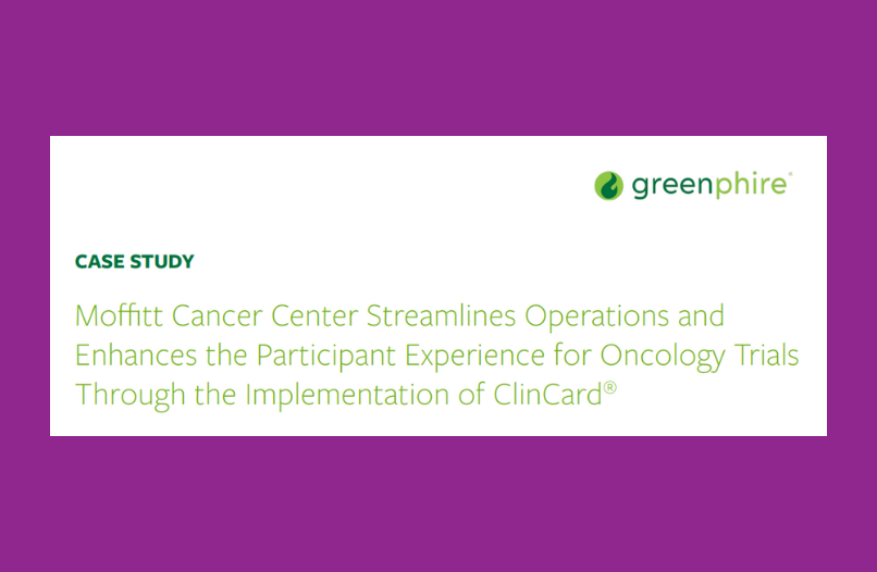 Moffitt Cancer Center Streamlines Operations and Enhances the Participant Experience for Oncology Trials Through the Implementation of ClinCard®