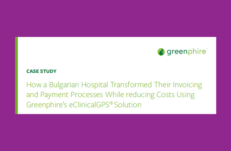 How a Bulgarian Hospital Transformed Their Invoicing and Payment Processes While Reducing Costs Using Greenphire’s eClinicalGPS Solution