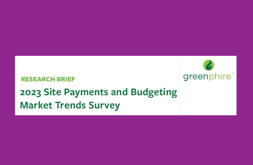 2023 Site Payments and Budgeting Market Trends Survey